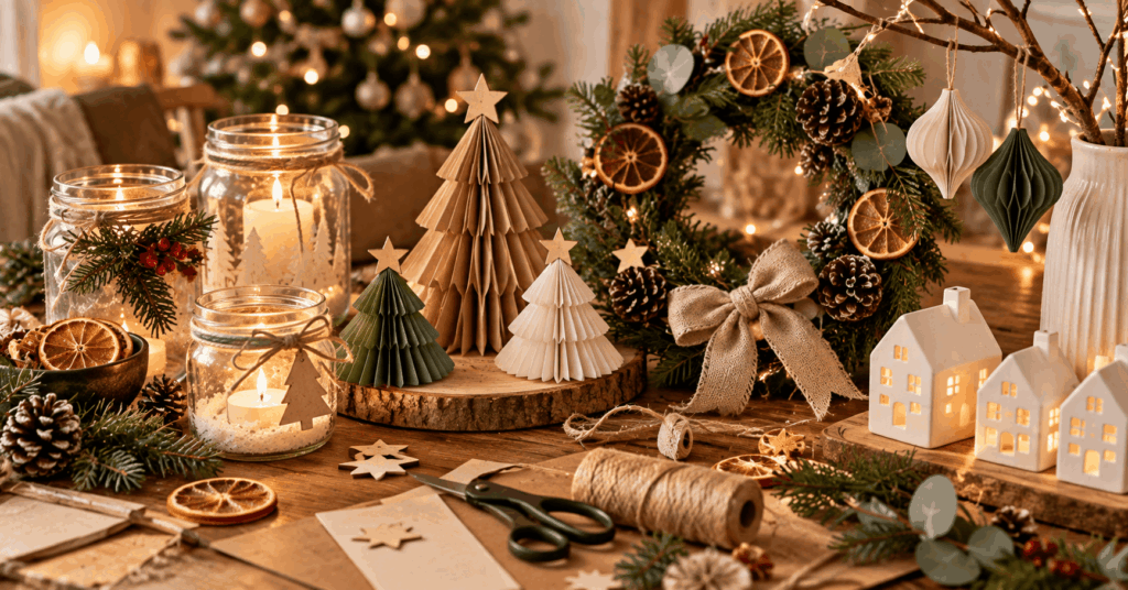 6 günstige Weihnachtsdeko DIY Ideen zum Selbermachen